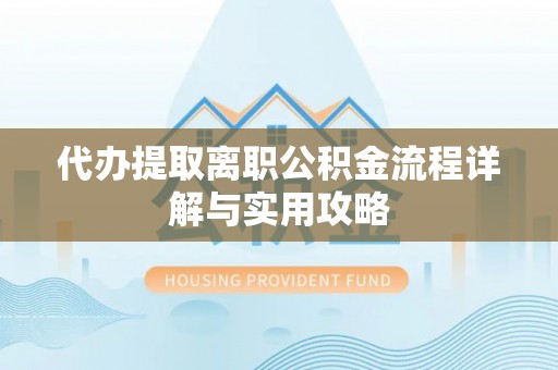 龙湖代办提取离职公积金流程详解与实用攻略